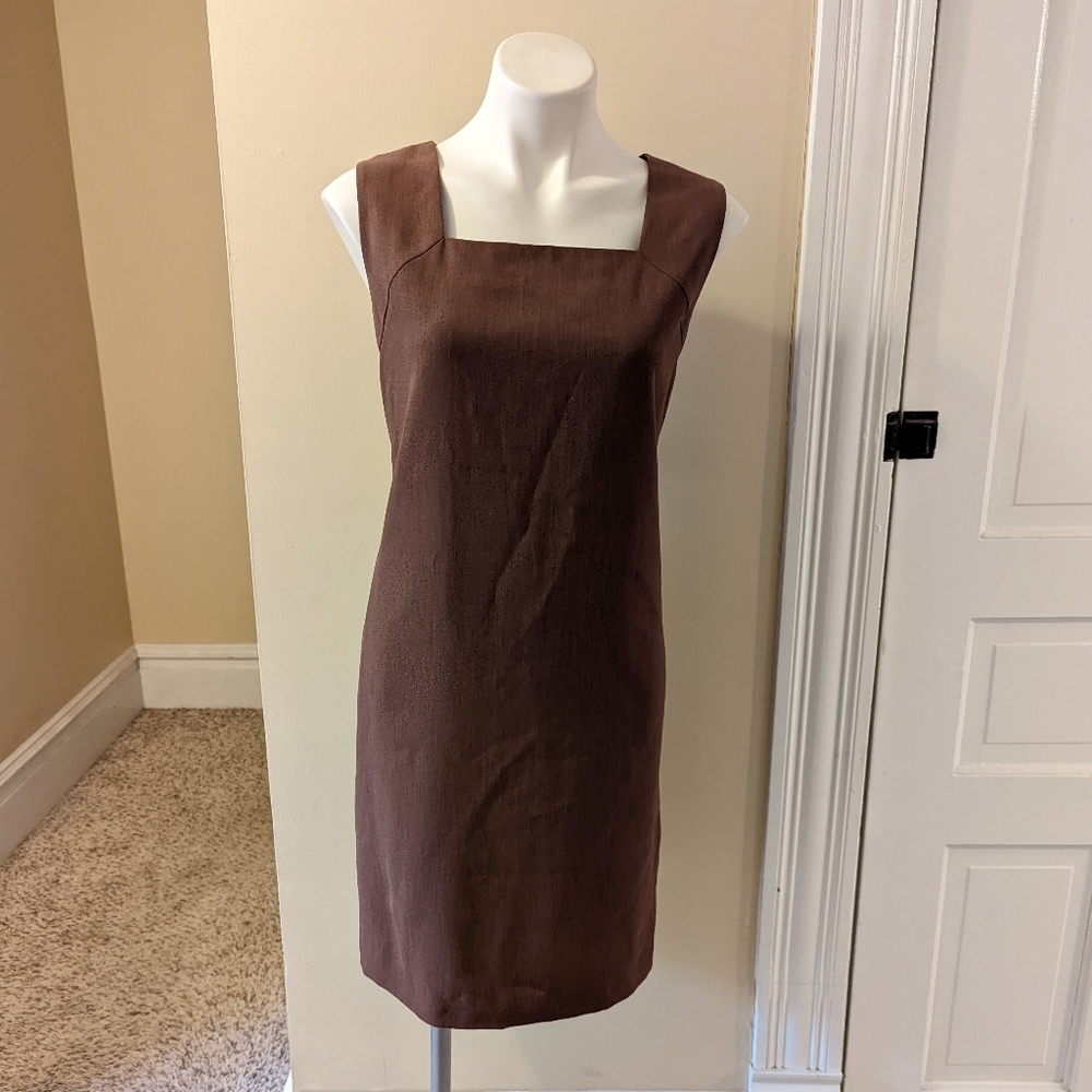 Vintage Shomi by Miller Shor brown dress size 14